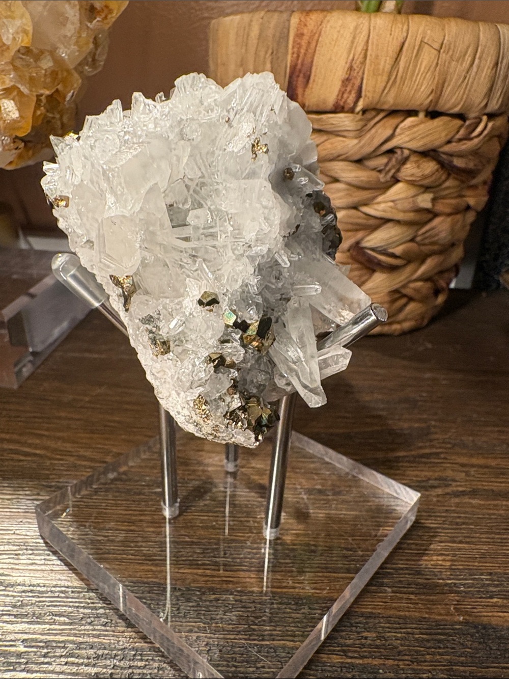 Pyrite and Quartz - Picture 4 of 6